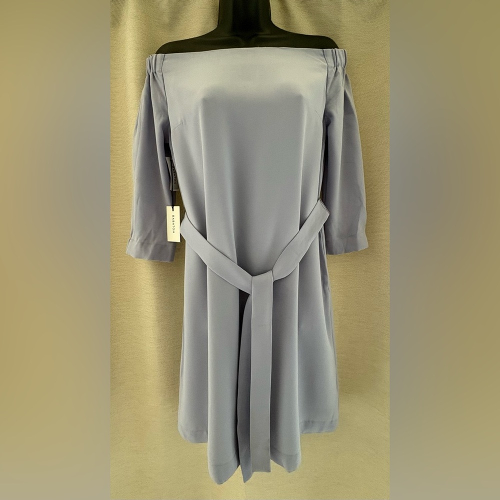 Babaton Off-Shoulder Gray Blouse